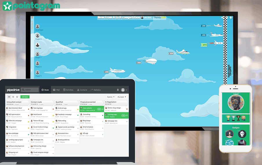 Pipedrive Gamification Pointagram