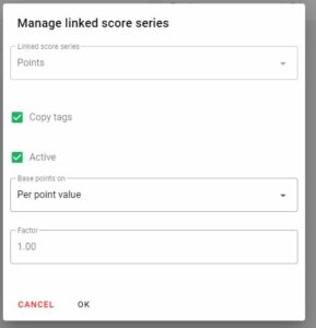 Score Series Links Manage