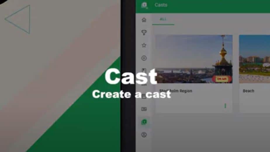 Cast - How to create a cast  - Pointagram Gamification