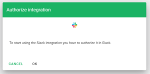 Authorize Slack