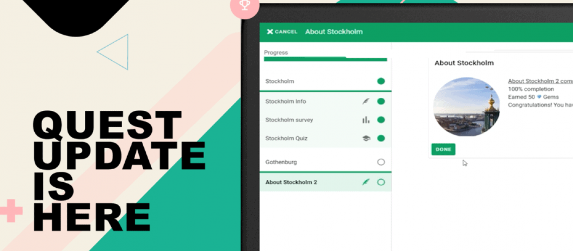 Quest Gamification Update here